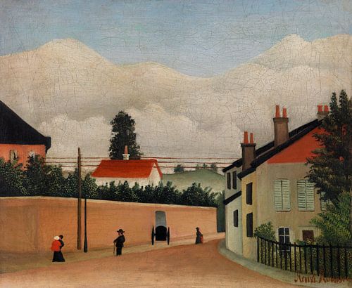 Outskirts of Paris (Environs de Paris) (ca. 1895) by Henri Rousseau