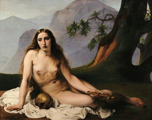 Maria Magdalena als kluizenaar, Francesco Hayez