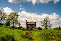 Old house in the hills of the Lake District UK