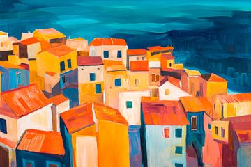 Kleurrijk levend landschap