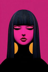 The Mystic Woman in Magenta