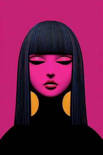 The Mystic Woman in Magenta