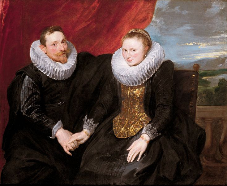 Un couple marié, Anthony van Dyck par Des maîtres magistraux