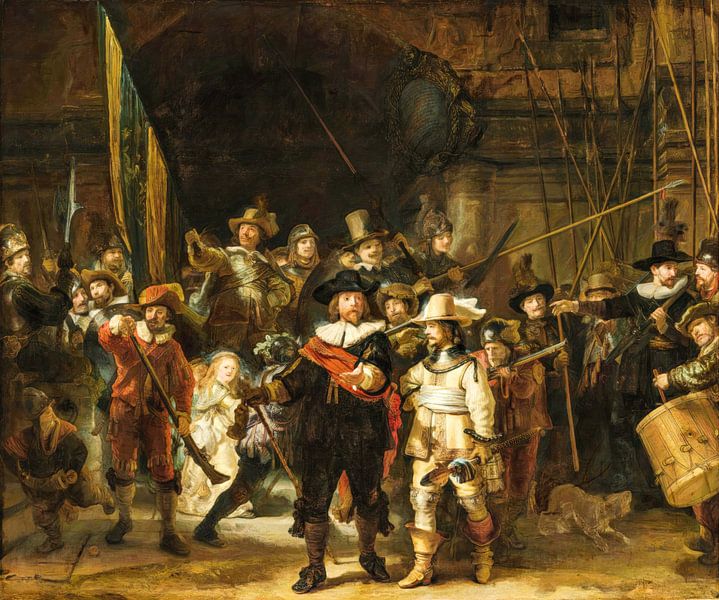 Veille de nuit (Rembrandt Van Rijn) par Art Market