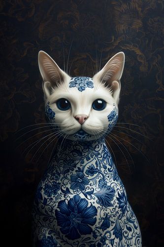 Kat Fantasie Schilderij