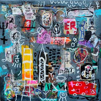 Collage "Luister naar je innerlijke stem"