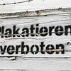 Plakatieren verboten van rosstek ®