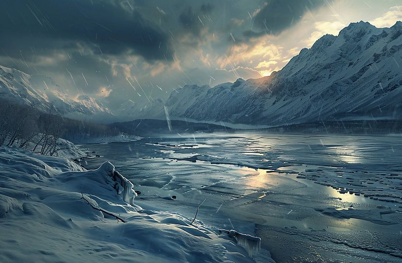 Wintermorgen im Zauberlicht von fernlichtsicht