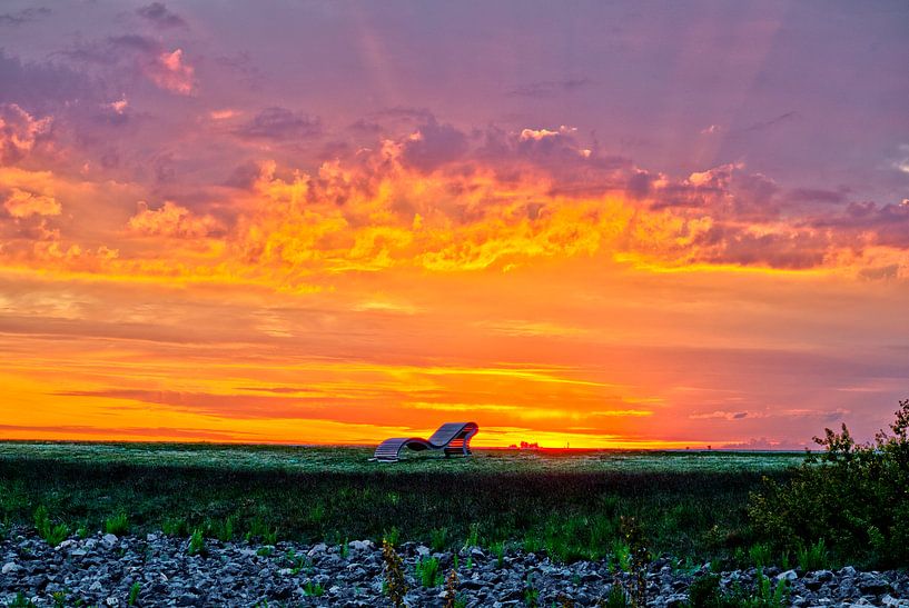 Jeux de lumière au lever du soleil Brombachsee par Roith Fotografie