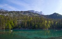 Mountain lake in the French Alps