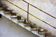 Paroi grunge de l'escalier en béton par Jan Brons Aperçu