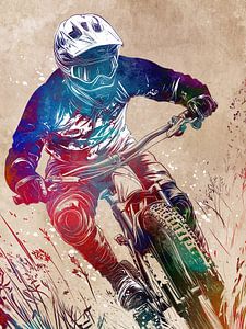 BMX sport art #cycling #sport #biking