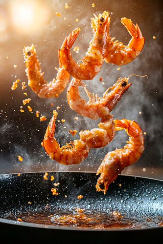 Garnalen in beweging - Culinair spektakel