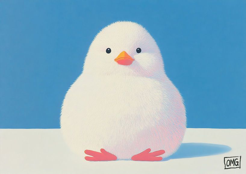 Soft Feathered Surprise van OMG Art