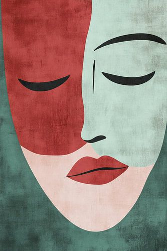 Female portrait in Divided Silence