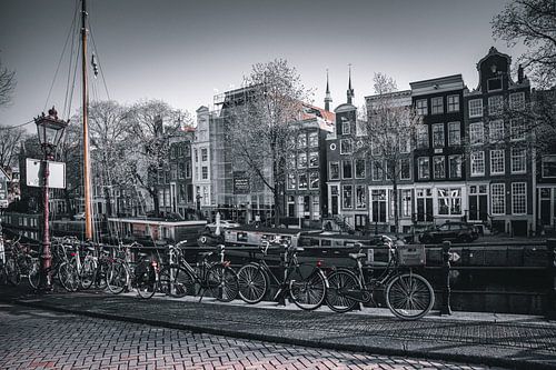 Amsterdam in black and white