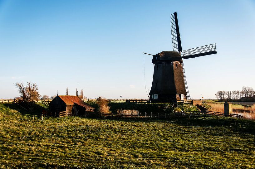 Molen in Schermerhorn van Sidney Portier