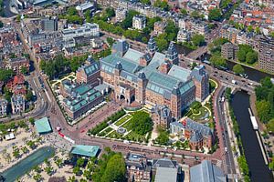 Luchtfoto Rijksmuseum te Amsterdam van Anton de Zeeuw