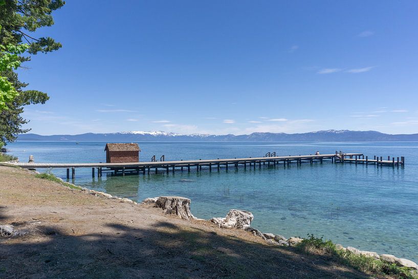 Verlassener Pier am South Lake Tahoe von Reis Genie