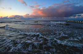 Evening atmosphere at the Baltic Sea