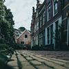 Prachtige straat in Haarlem van Sebastiaan van 't Hoog