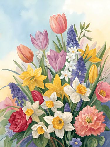 L'étreinte du printemps sur Artistic
