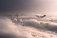 Storm bij Vlissingen van Thom Brouwer thumbnail