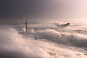 Sturm in Vlissingen von Thom Brouwer