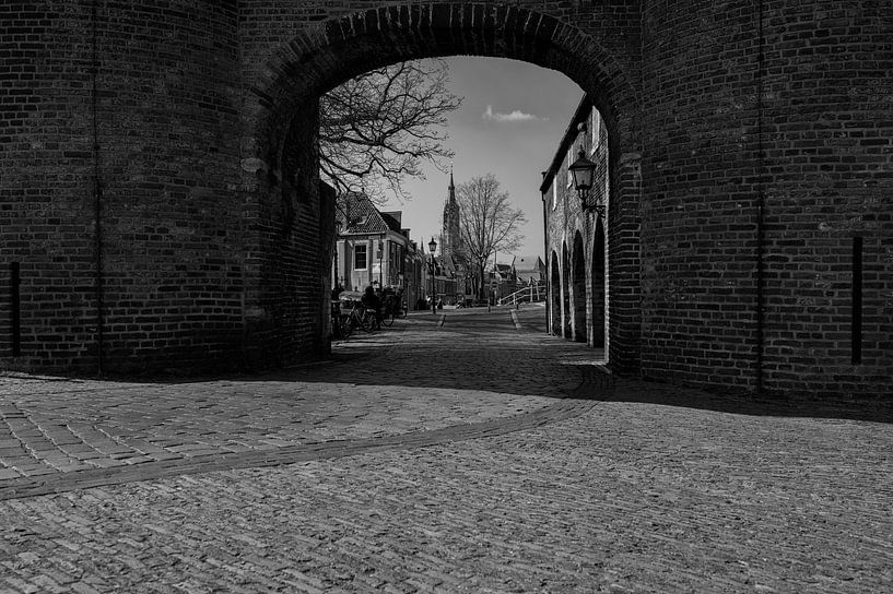 Oostpoort in Delft von Peter Bartelings