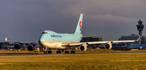 L'avion cargo Boeing 747-400 de Korean Air Cargo.