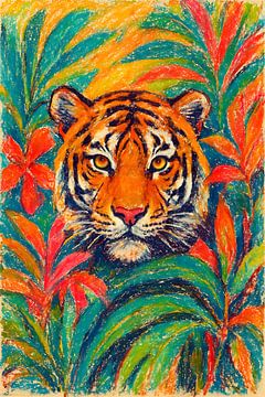 Tiger painting. by Johannes