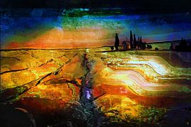 Toscane in blauw sur ellenilli .