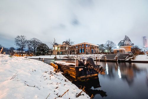 Sterrewacht sneeuw