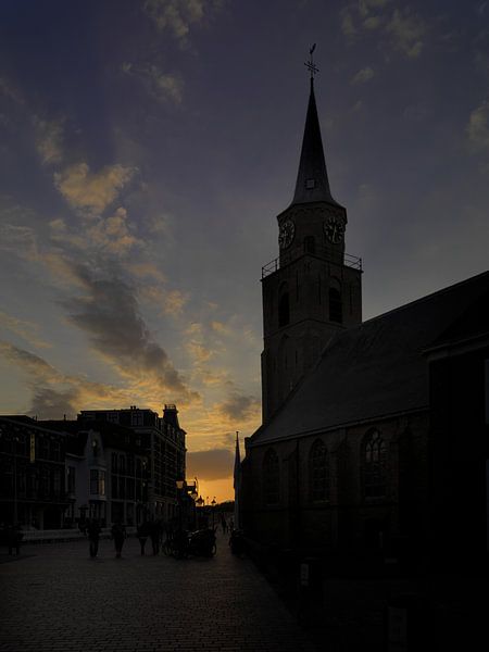 Scheveningen in avondstemming von Frans Rutten
