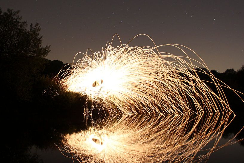 Lightpainting van Nicole Wetzels