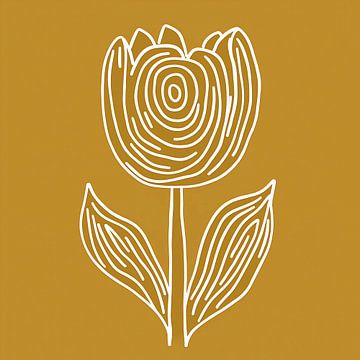 Tulp Illustratie van Jacky