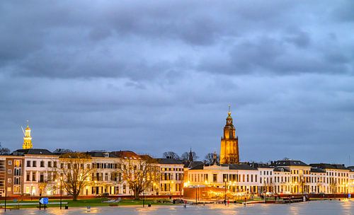 Zonsondergang bij de IJssel in Zutphen
