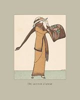Dire au revoir à l'amour - Vintage, historical fashion prints art deco, art nouveau, boho, chic