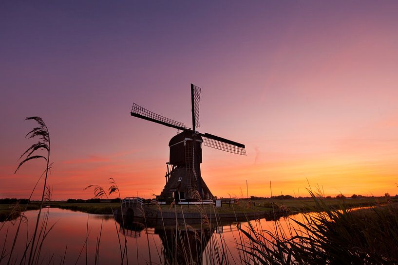 Sunset at the mill by Halma Fotografie