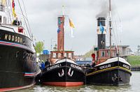 Sleepboten Hudson, Volharding en Hercules in haven Maassluis