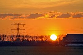Zonsondergang in de Achterhoek von Jaimy Buunk
