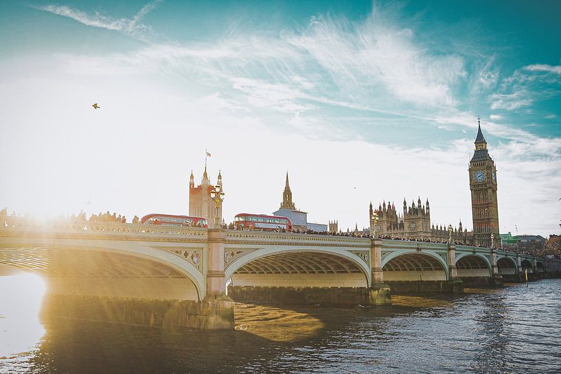 Coucher de soleil à Londres, Angleterre par Daphne Groeneveld
