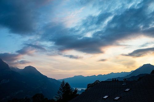 Vue sur les montagnes de la Suisse