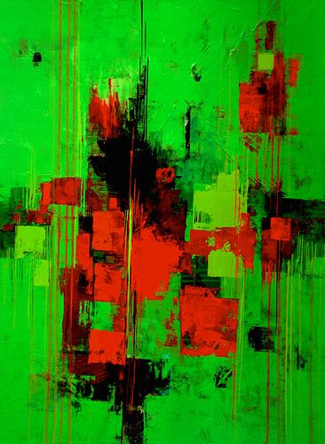 Freude über das erste Grün