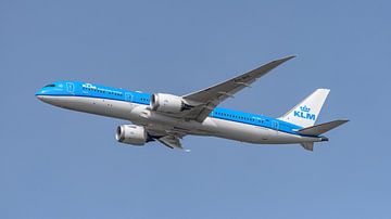 KLM Boeing 787-9 Dreamliner passagiersvliegtuig. van Jaap van den Berg