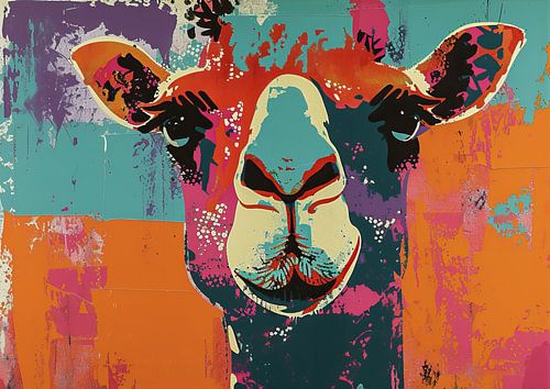 Giraffe Kunstwerk | Whimsical Wildlife Leinwand