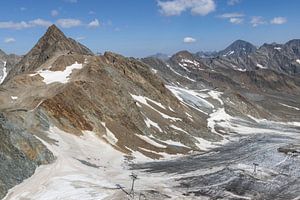 Blick auf den Stubaier Gletscher