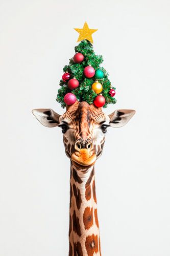 Weihnachtsgiraffe