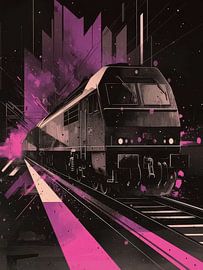 Zug auf den Gleisen von TOAN TRAN