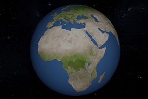 3D Render vom Planeten Erde